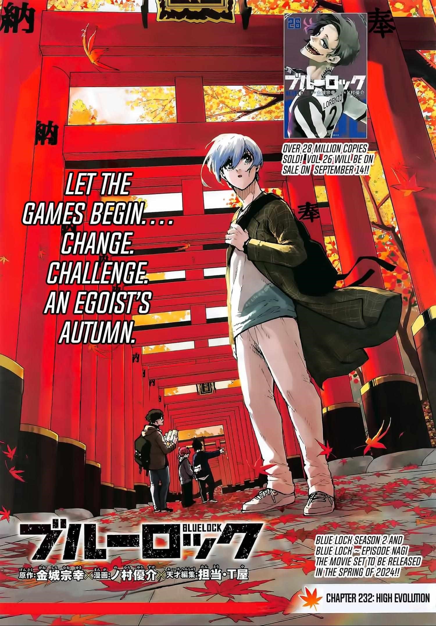 Blue Lock Chapter 232 page 1