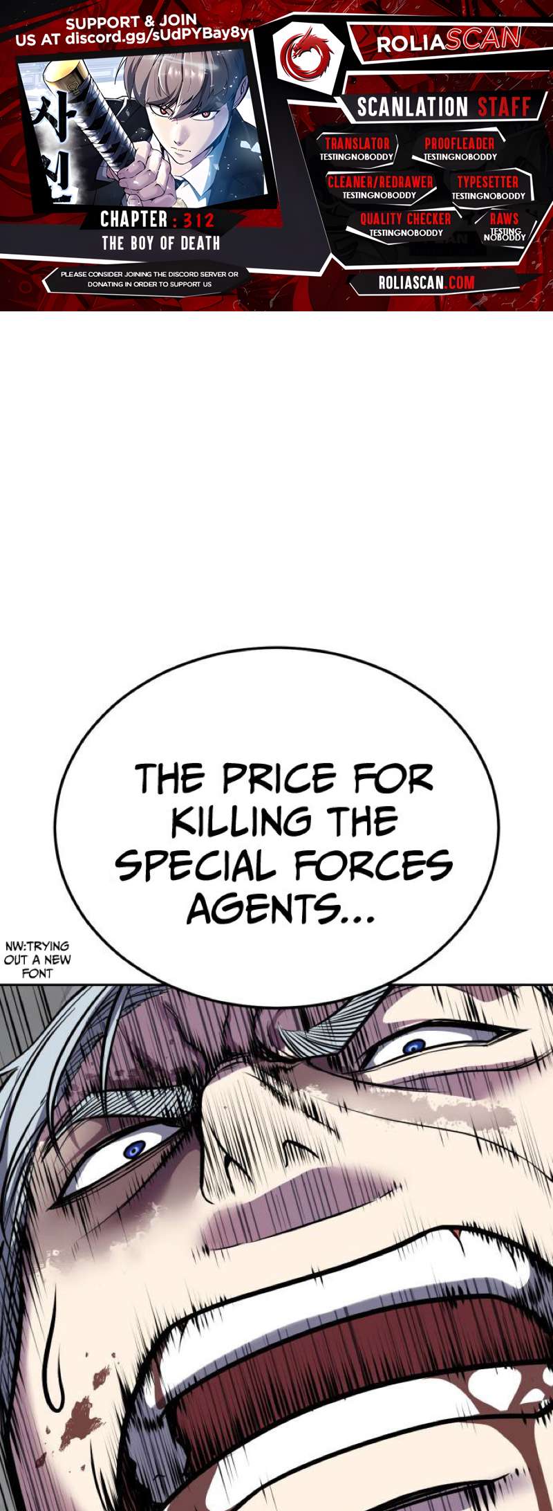 The Boy Of Death Chapter 312 page 1