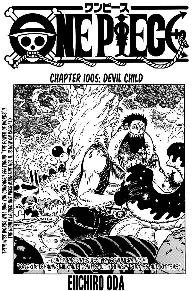 One Piece Chapter 1005 page 1