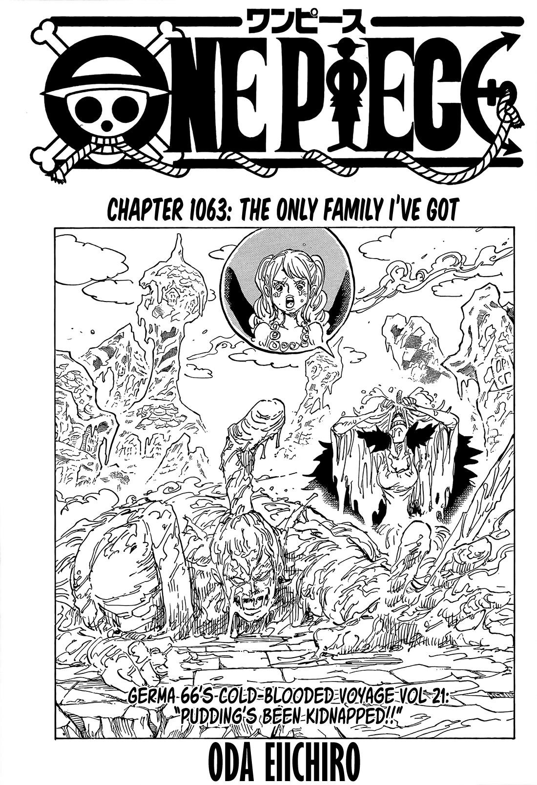 One Piece Chapter 1063 page 1