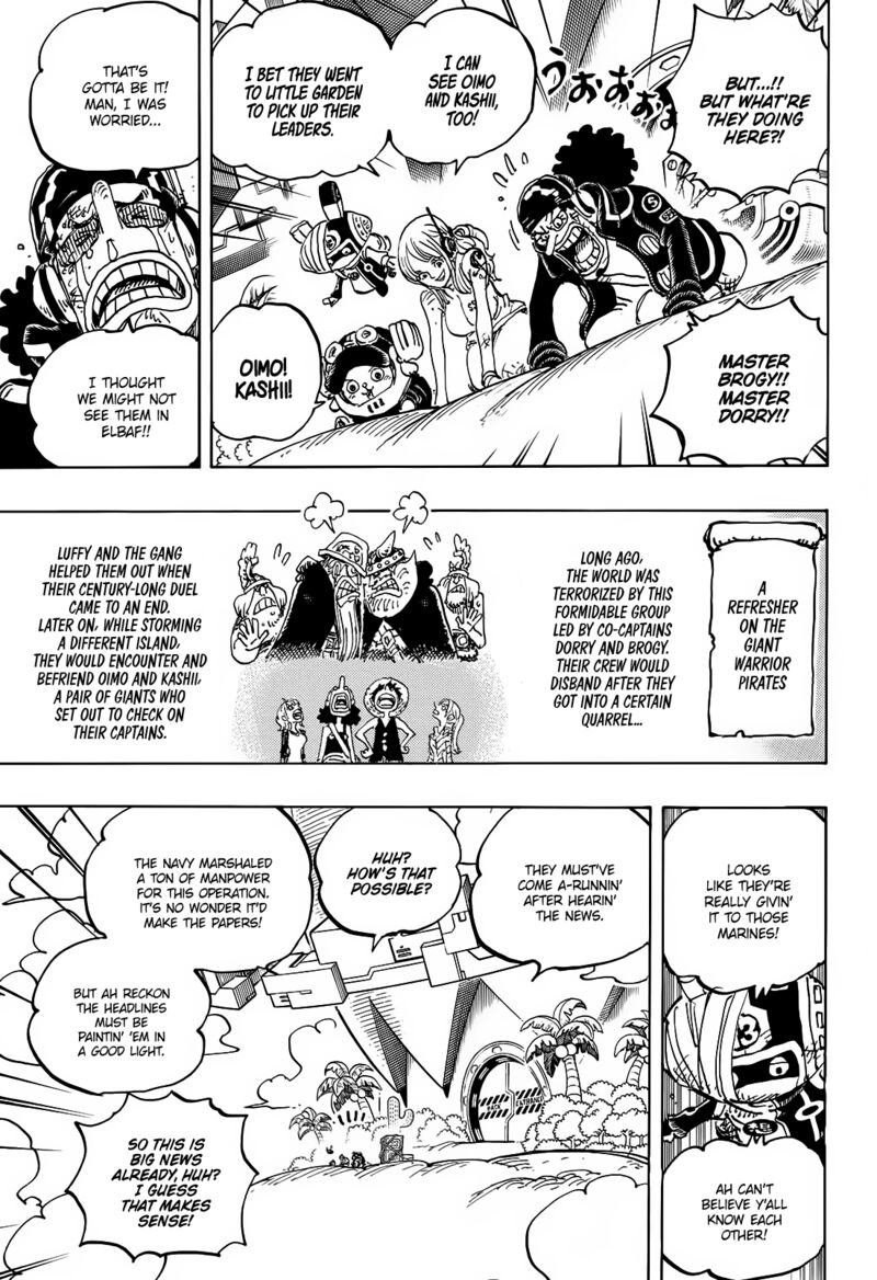 One Piece Chapter 1107 page 4