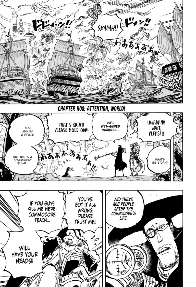 One Piece Chapter 1108 page 3