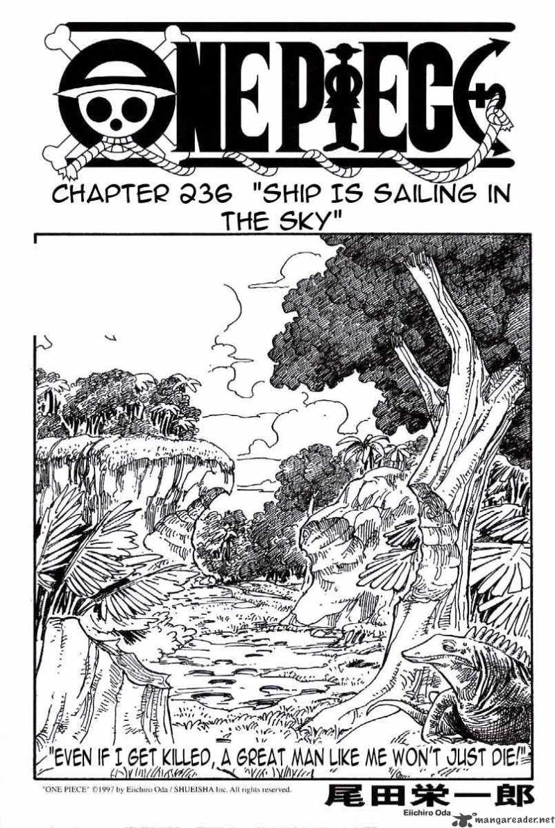 One Piece Chapter 236 page 1