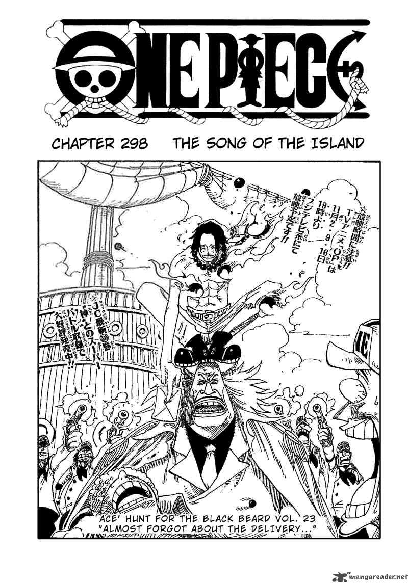 One Piece Chapter 298 page 1