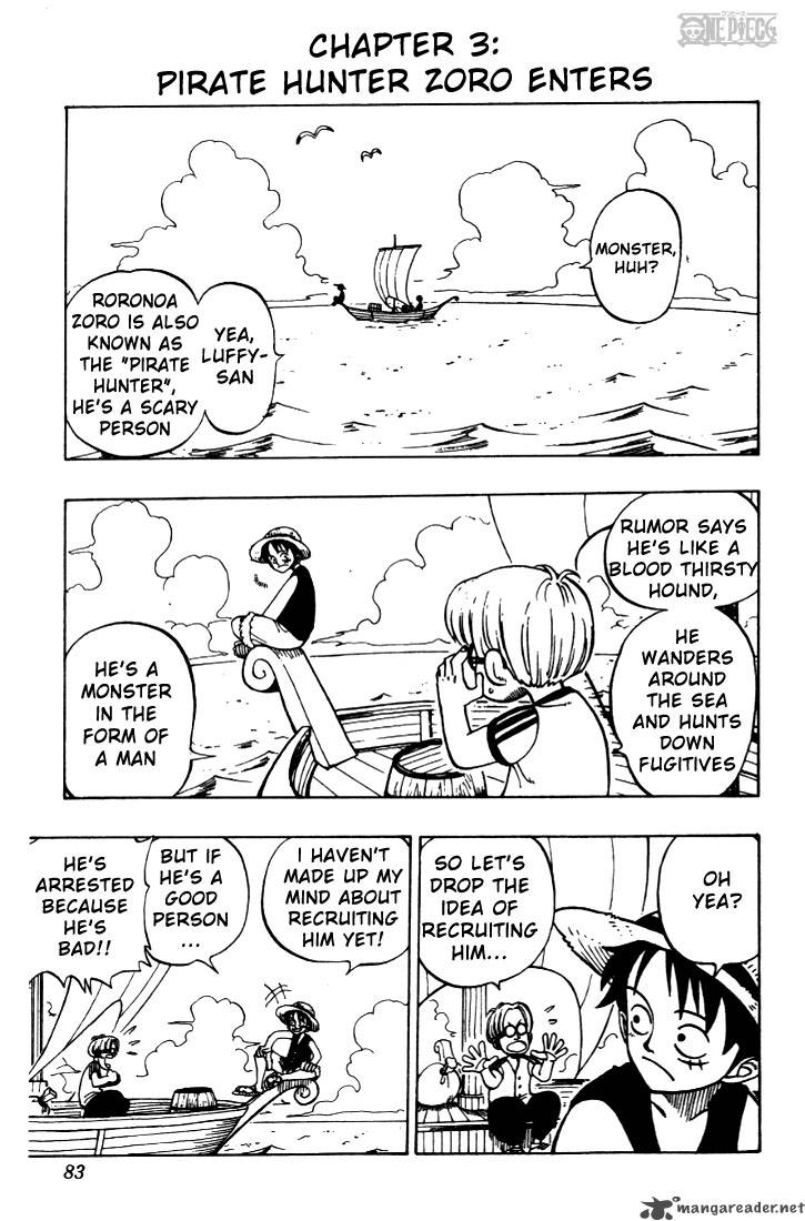 One Piece Chapter 3 page 1