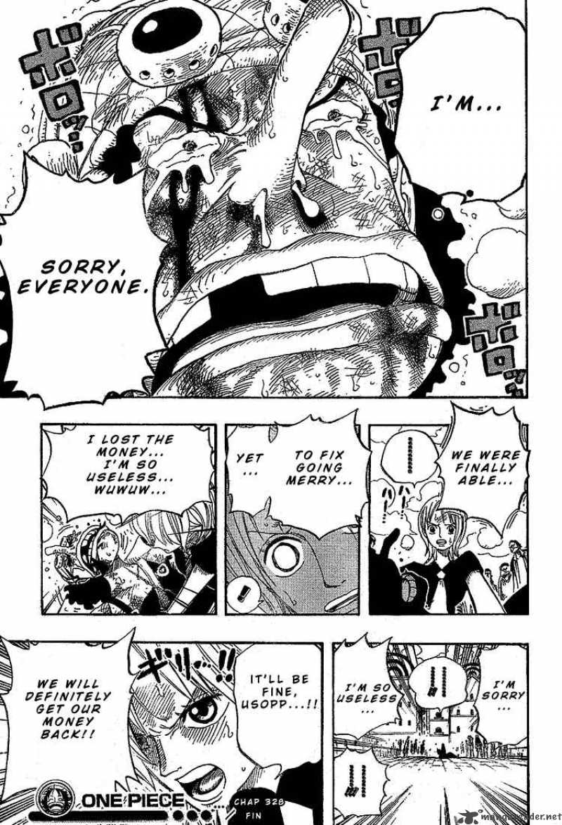 One Piece Chapter 328 page 19