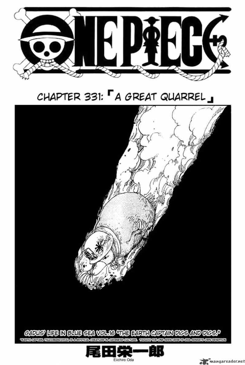 One Piece Chapter 331 page 1