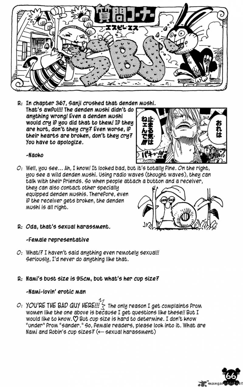 One Piece Chapter 391 page 20