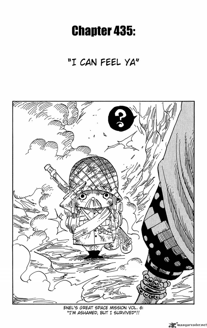 One Piece Chapter 435 page 1