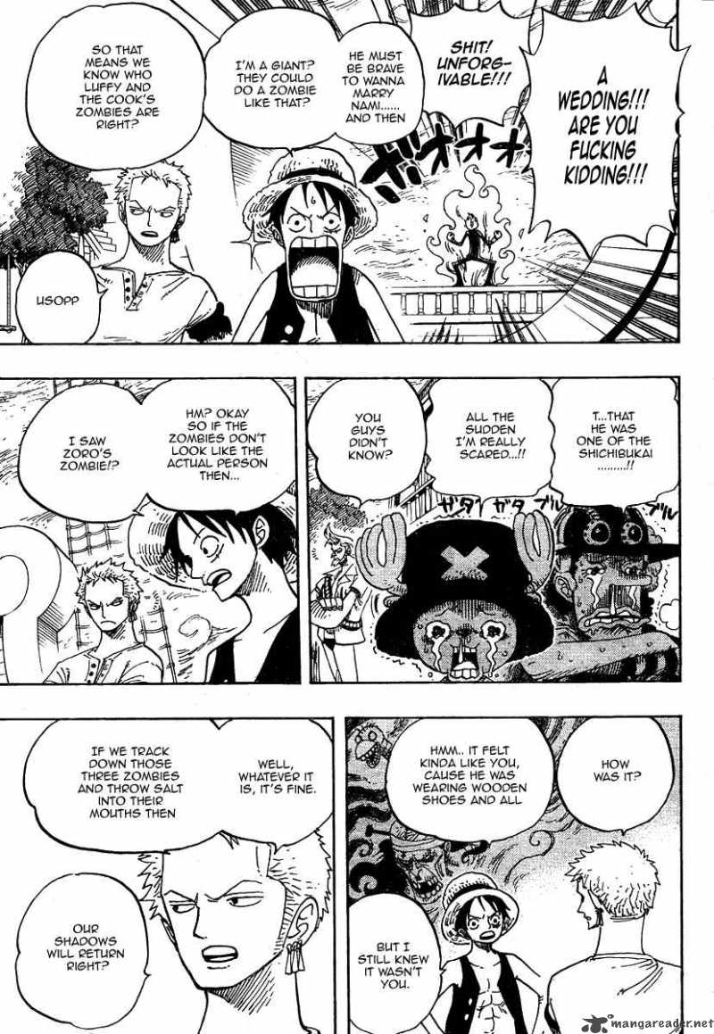 One Piece Chapter 459 page 6