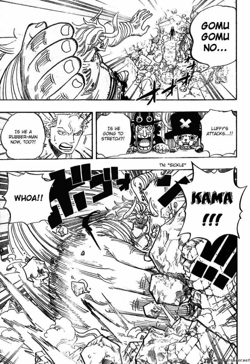 One Piece Chapter 470 page 4