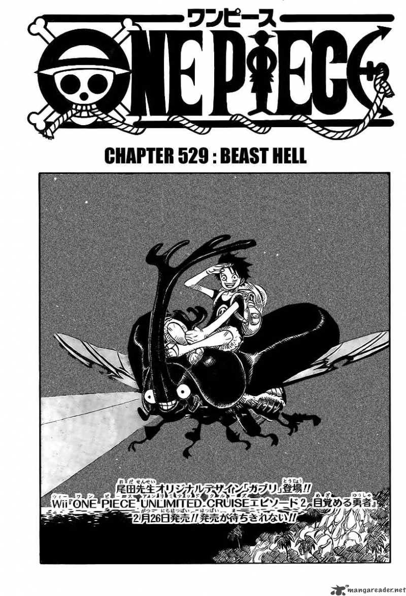 One Piece Chapter 529 page 1