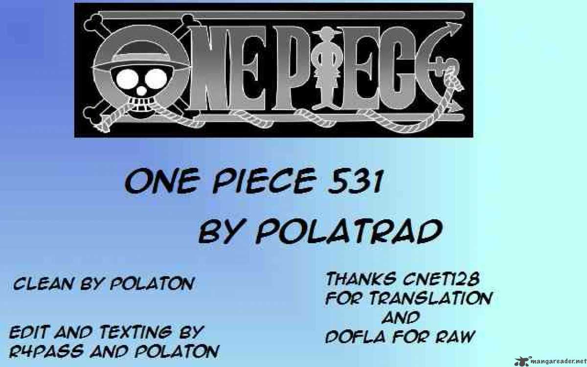 One Piece Chapter 531 page 18