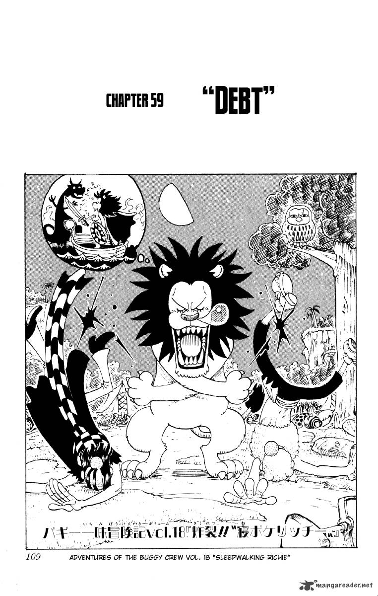 One Piece Chapter 59 page 1