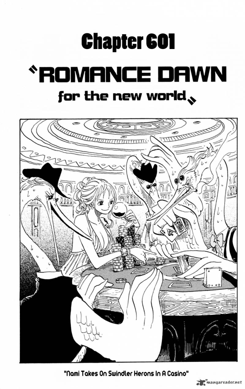 One Piece Chapter 601 page 1