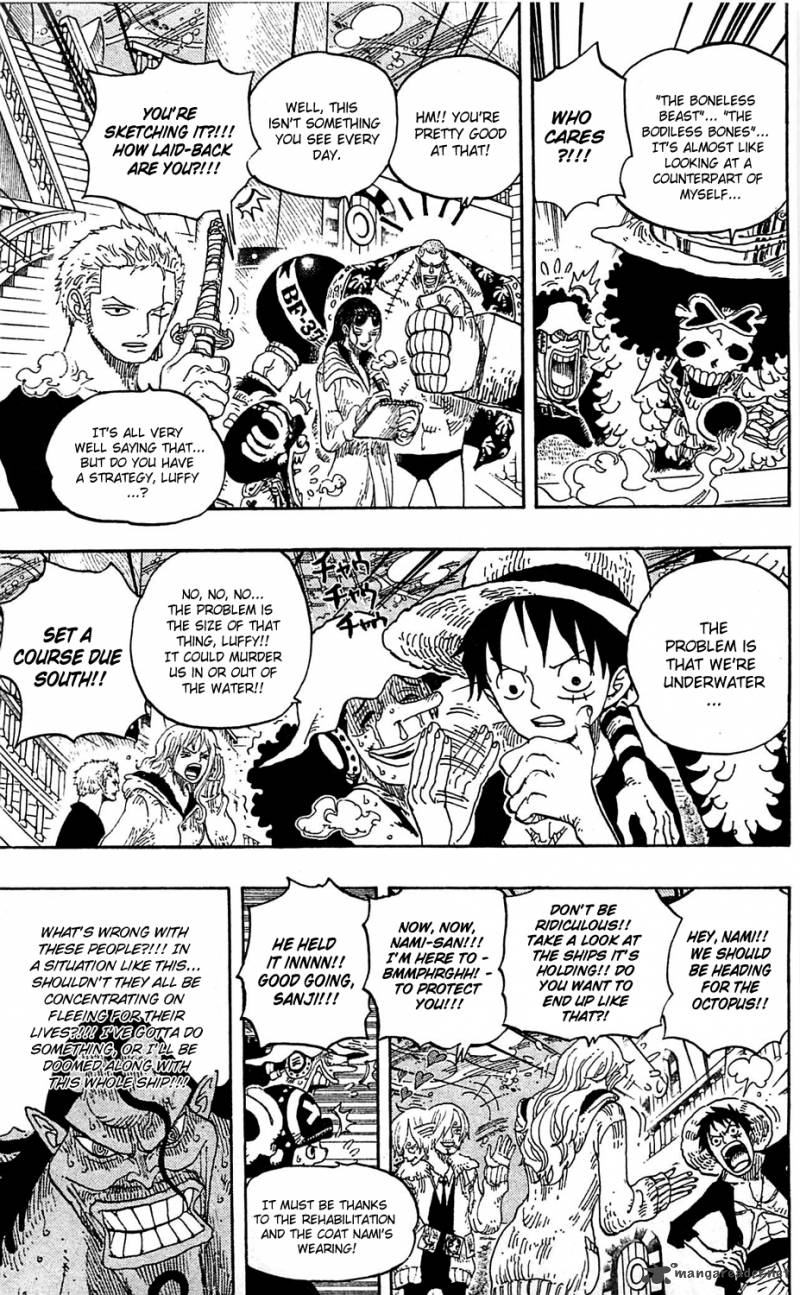 One Piece Chapter 605 page 3
