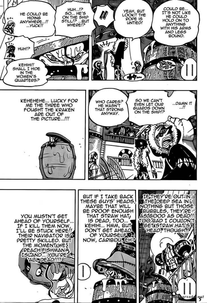 One Piece Chapter 606 page 5