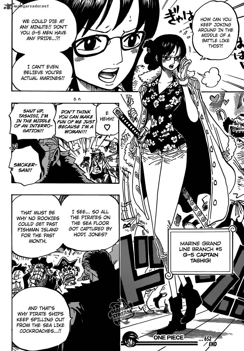 One Piece Chapter 652 page 16