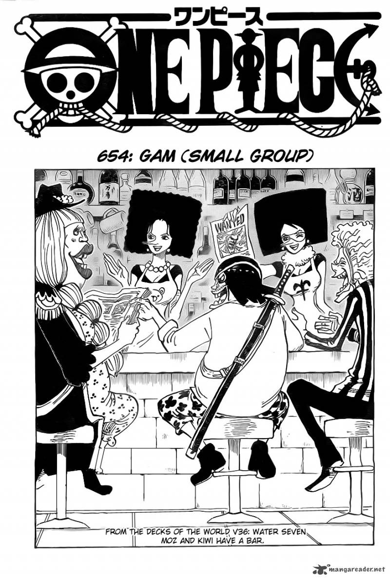 One Piece Chapter 654 page 1