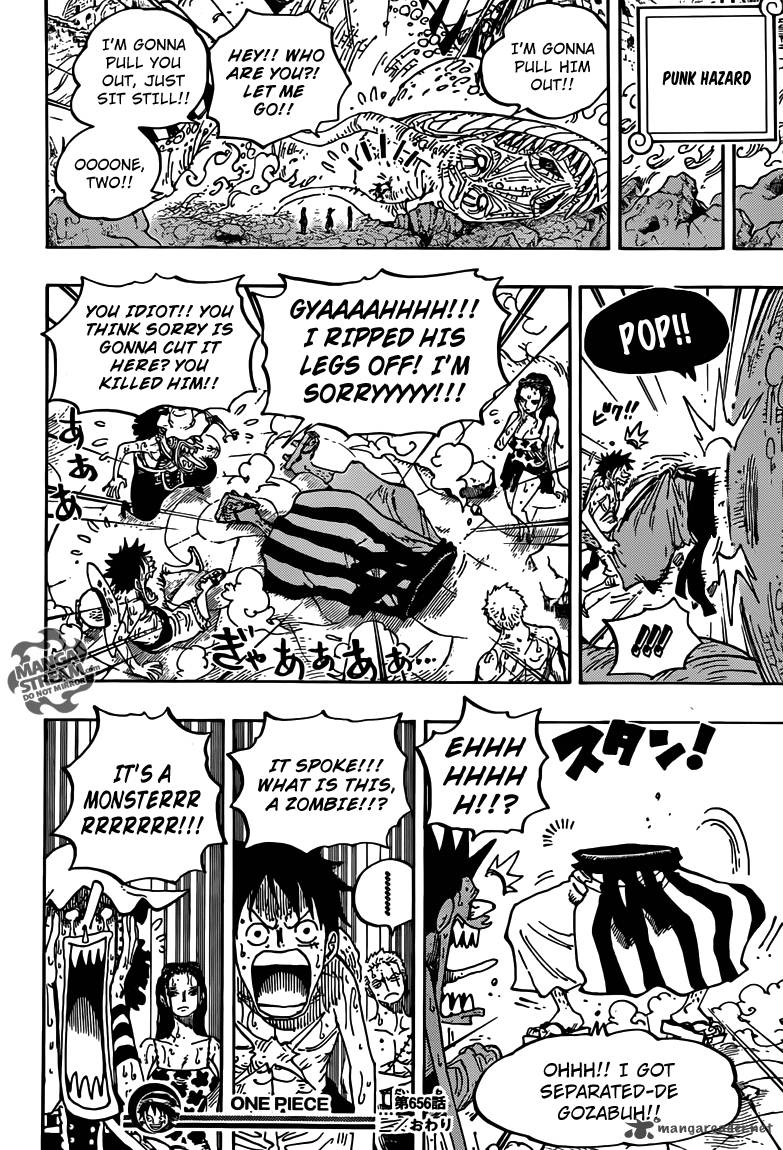 One Piece Chapter 656 page 17