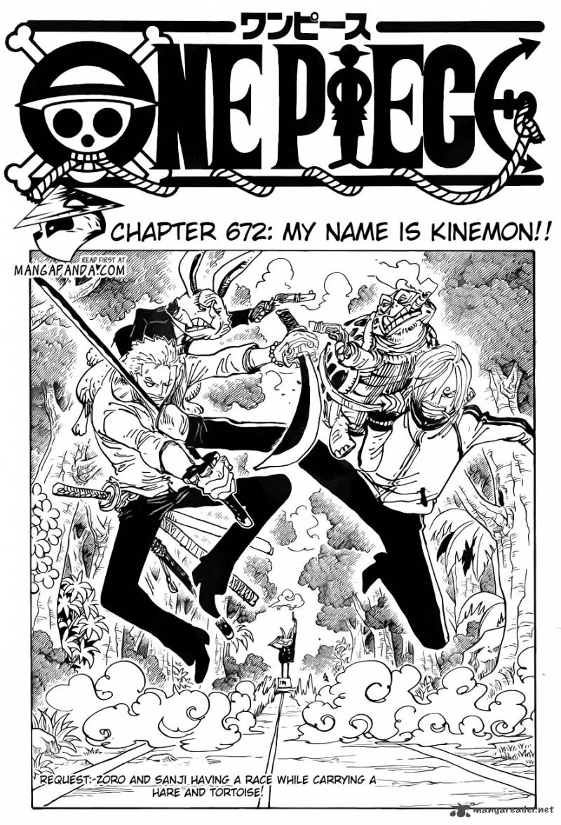 One Piece Chapter 672 page 1