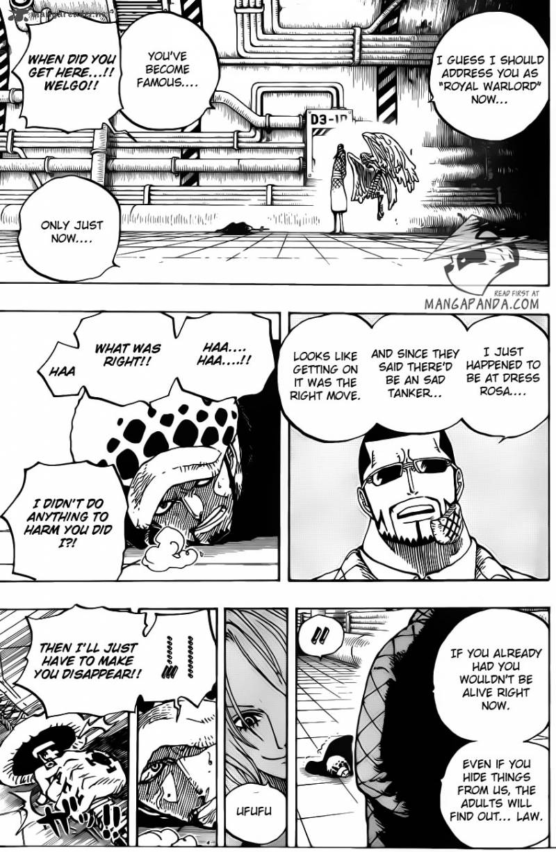 One Piece Chapter 672 page 3