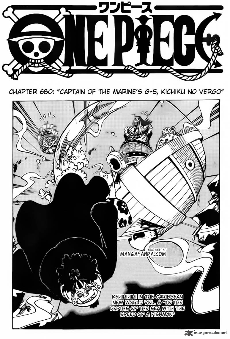 One Piece Chapter 680 page 4