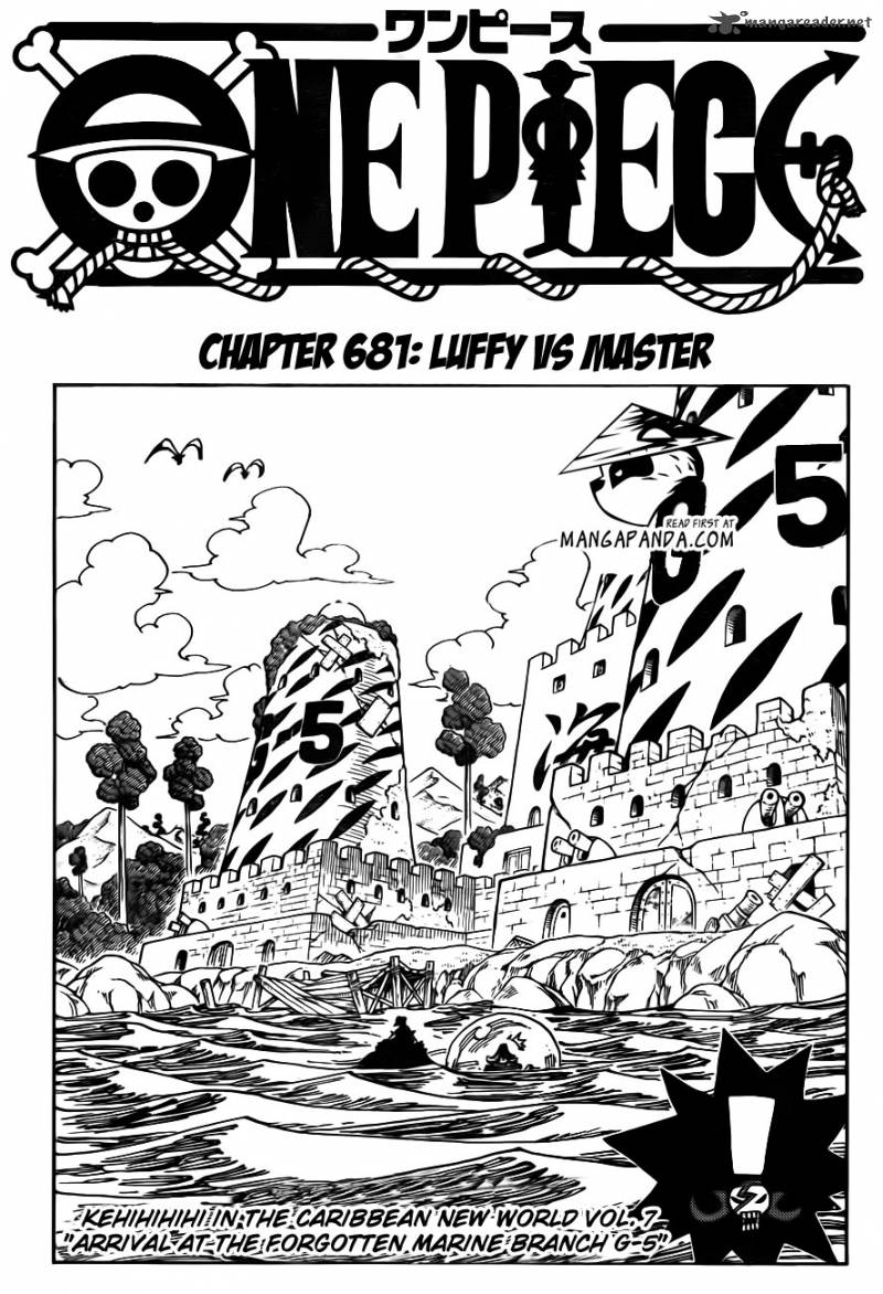 One Piece Chapter 681 page 1