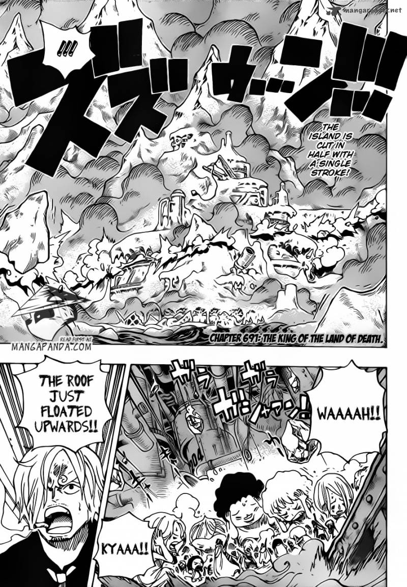 One Piece Chapter 691 page 3
