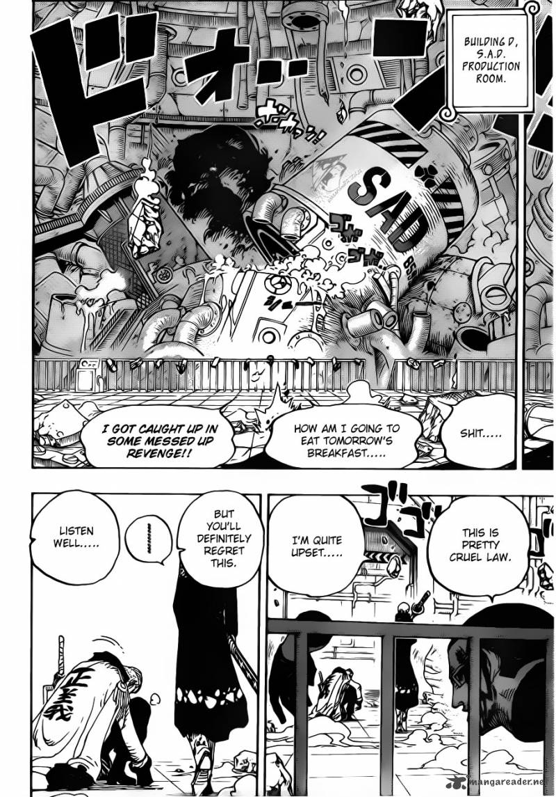 One Piece Chapter 691 page 6