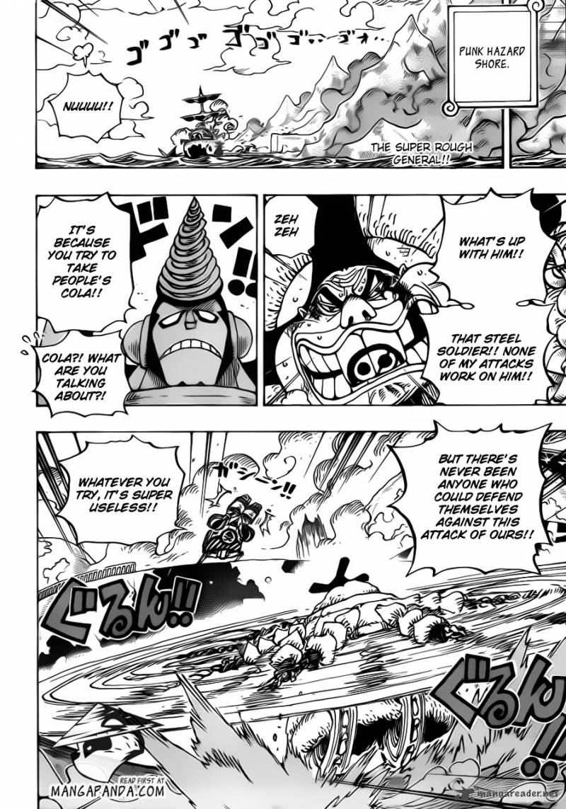 One Piece Chapter 695 page 4