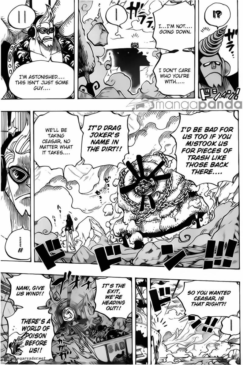 One Piece Chapter 695 page 8