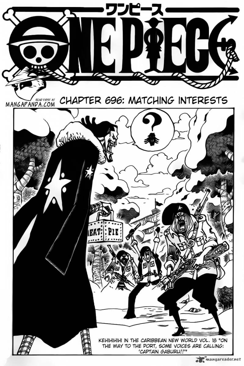 One Piece Chapter 696 page 3