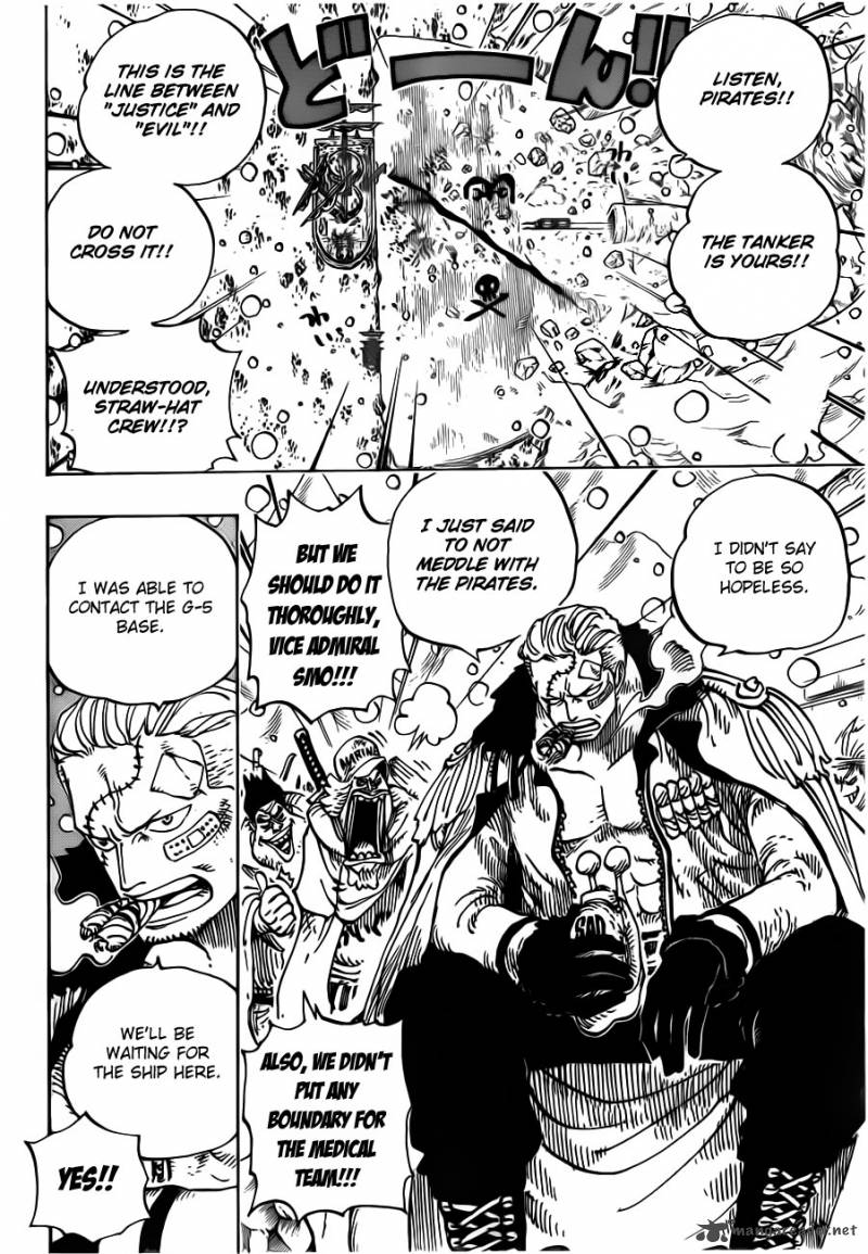 One Piece Chapter 696 page 4