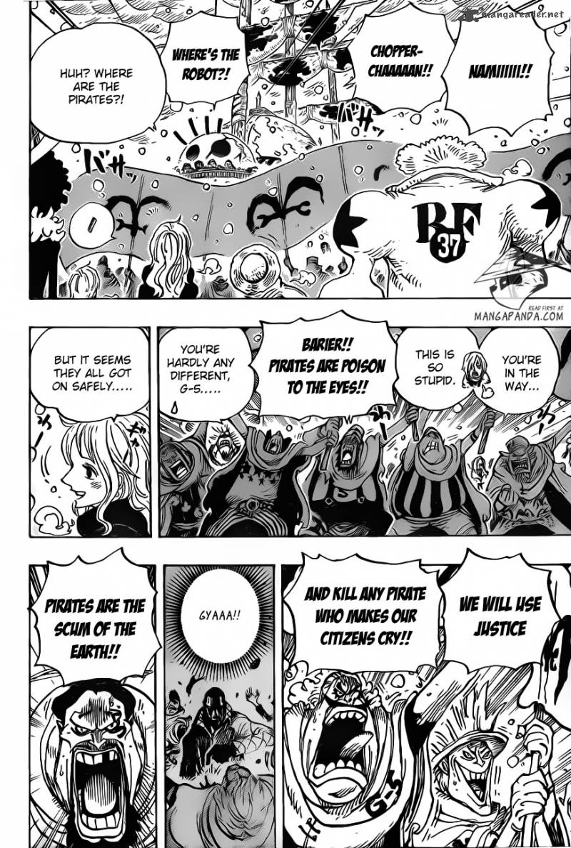 One Piece Chapter 697 page 8