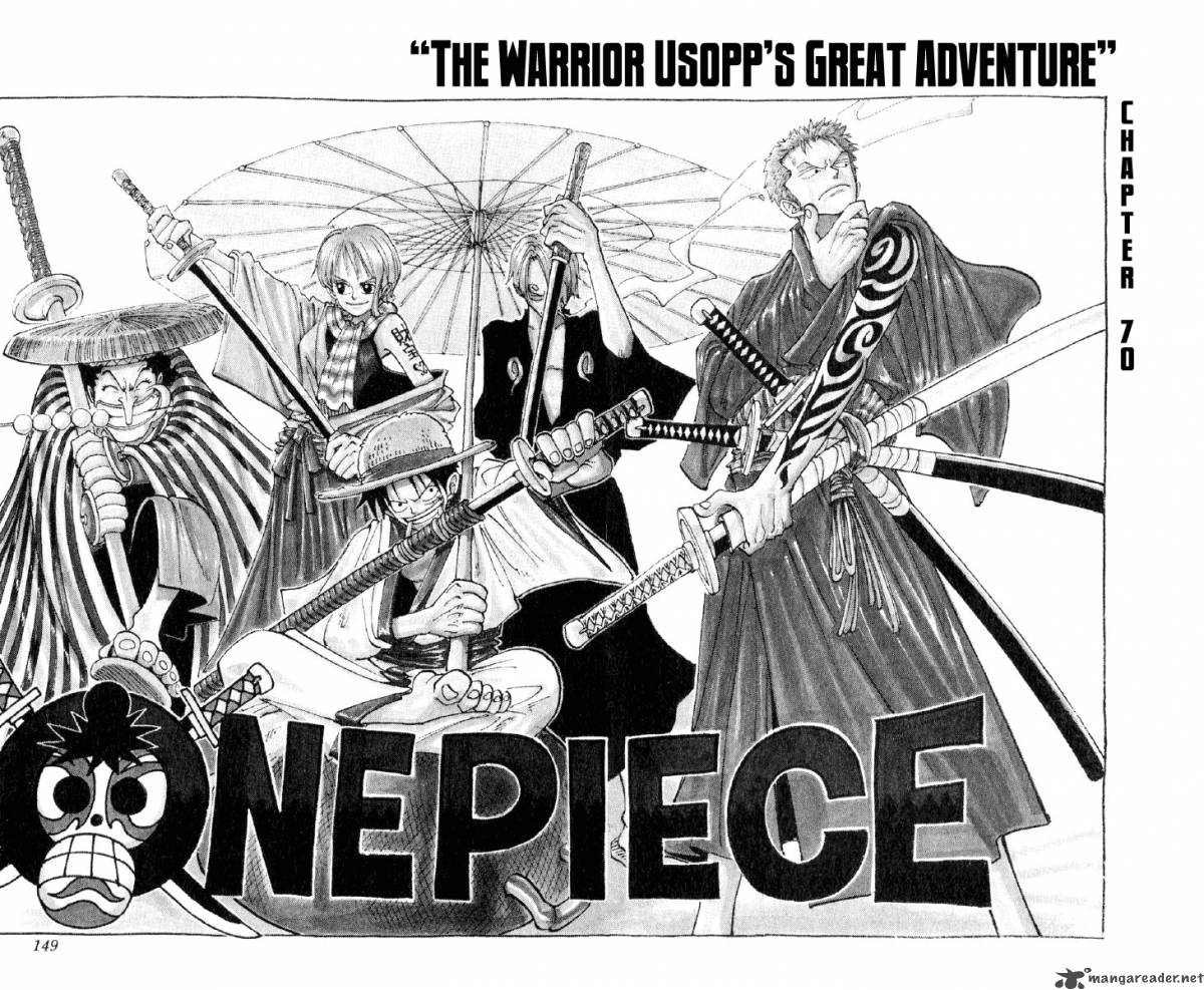 One Piece Chapter 70 page 2