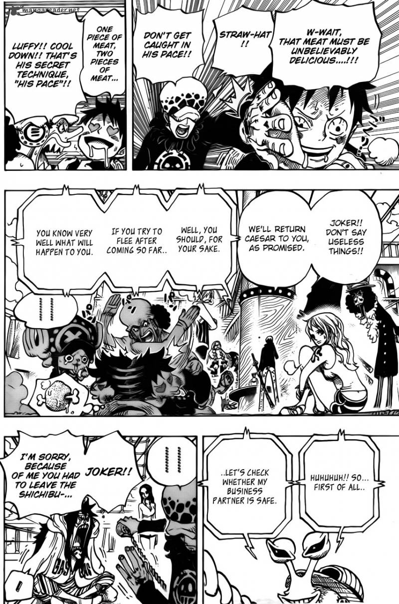 One Piece Chapter 700 page 9