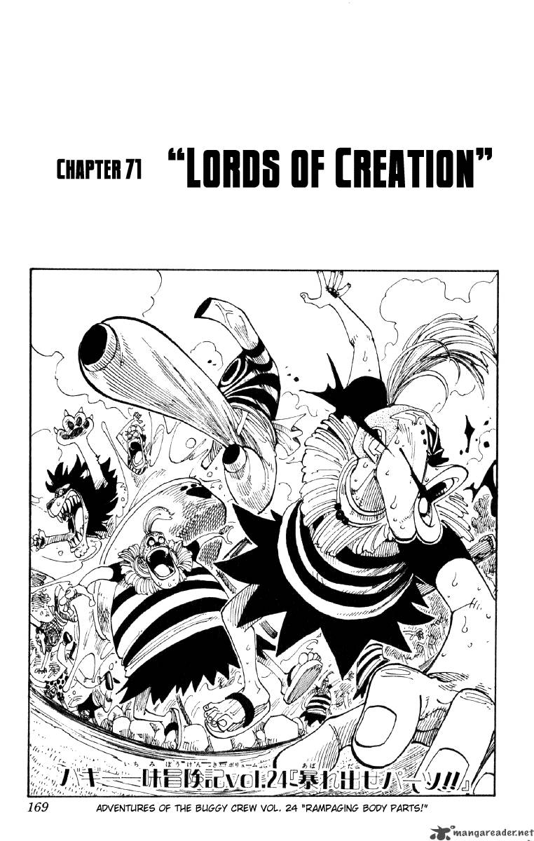One Piece Chapter 71 page 1