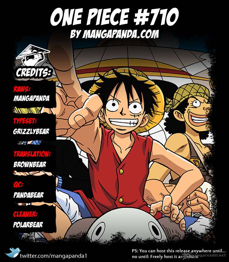One Piece Chapter 710 page 21