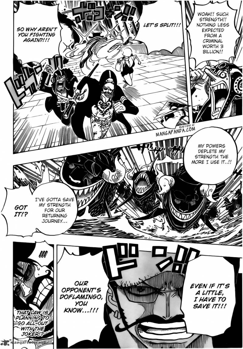 One Piece Chapter 710 page 8