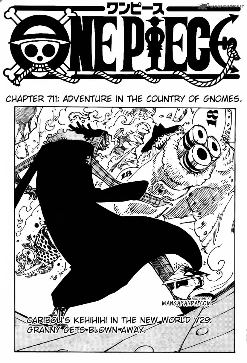 One Piece Chapter 711 page 3