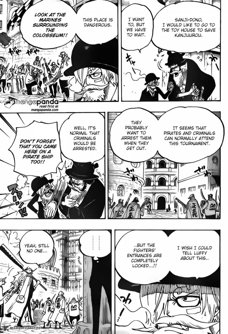 One Piece Chapter 717 page 7