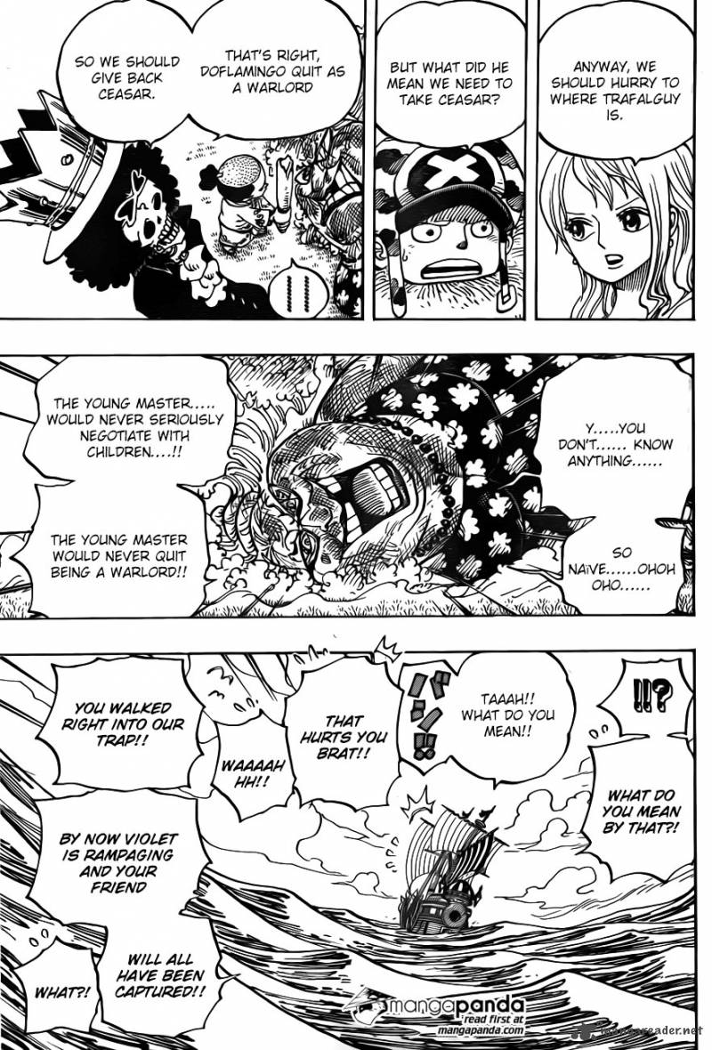 One Piece Chapter 723 page 11