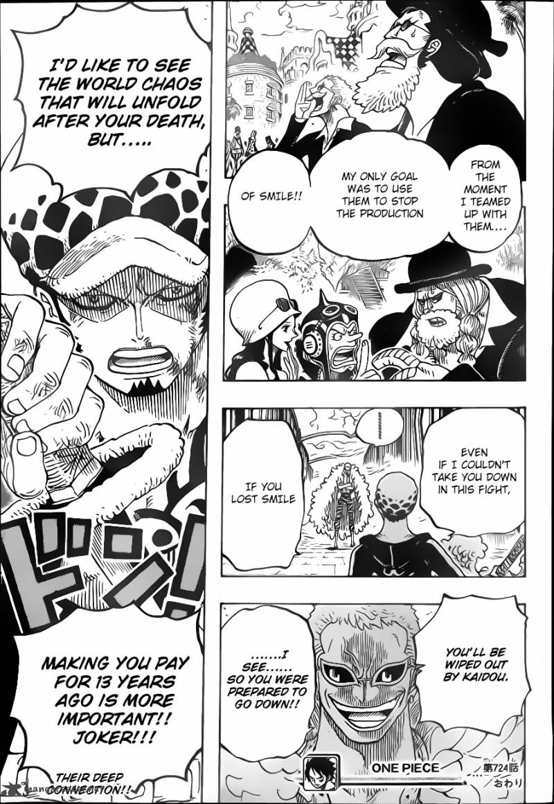 One Piece Chapter 724 page 19