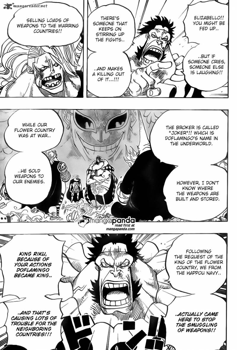 One Piece Chapter 726 page 7
