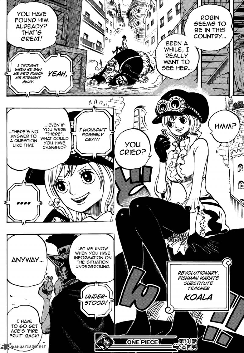 One Piece Chapter 731 page 18