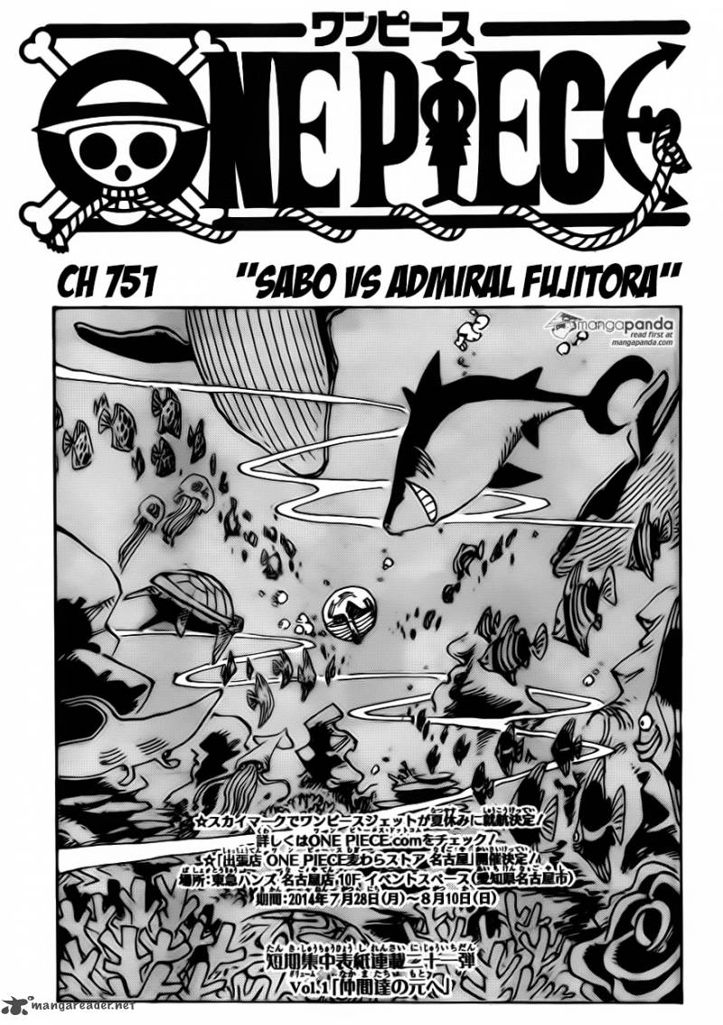One Piece Chapter 751 page 1