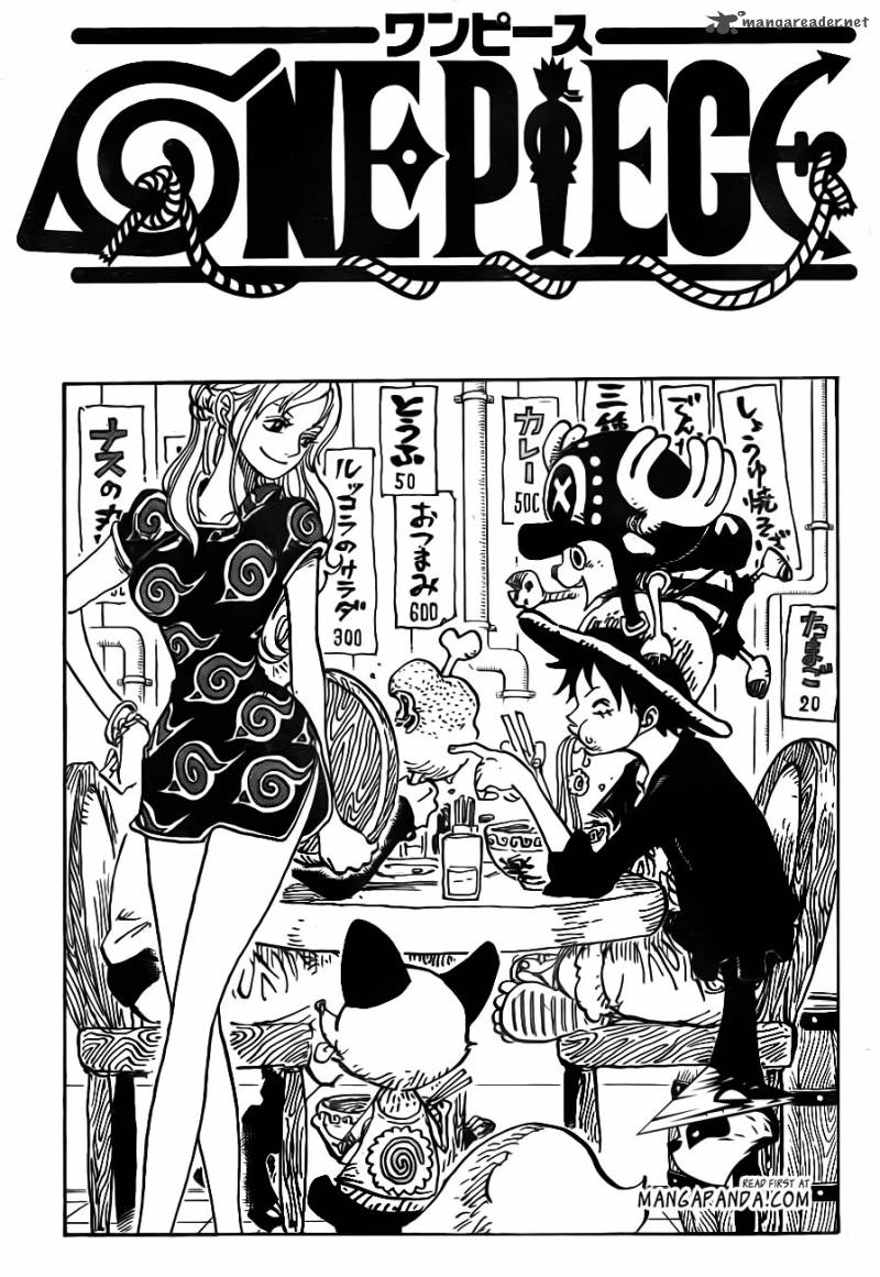 One Piece Chapter 766 page 1