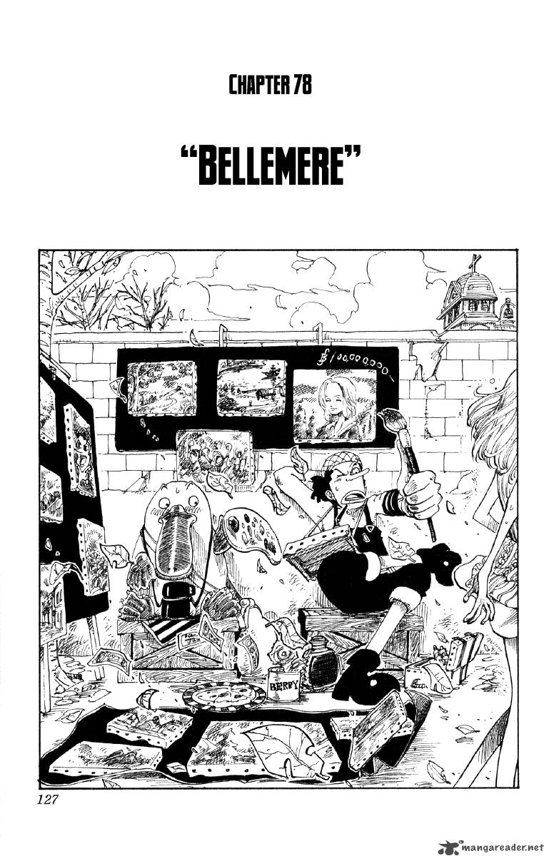 One Piece Chapter 78 page 1
