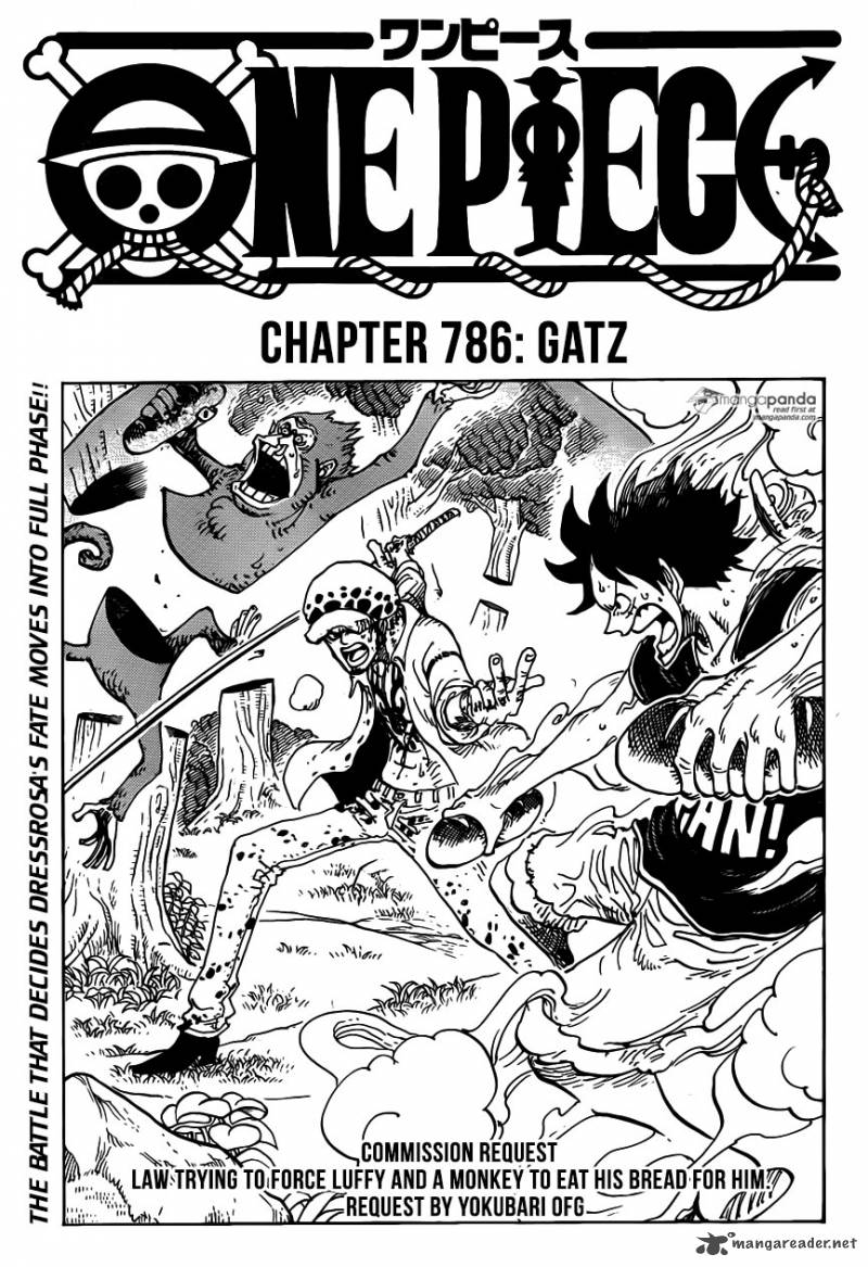 One Piece Chapter 786 page 1